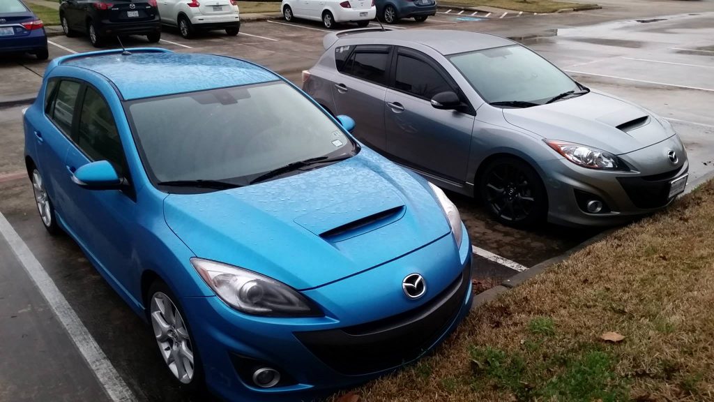 The Mazdaspeed 3 (MS3) pair that was used in my first autocross.