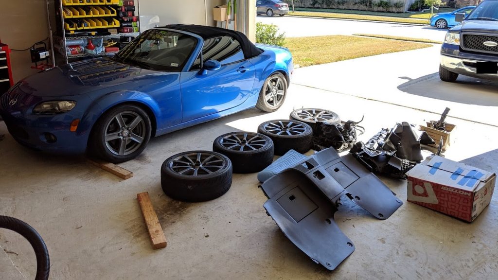 Most of the miata parts will not be used for track, but having them will be useful.