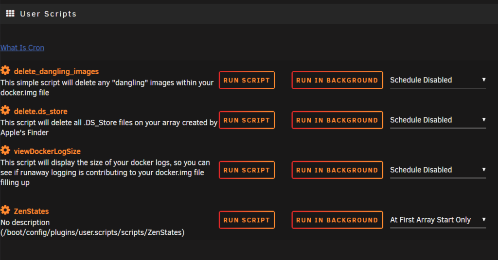 User Scripts ZenStates setup